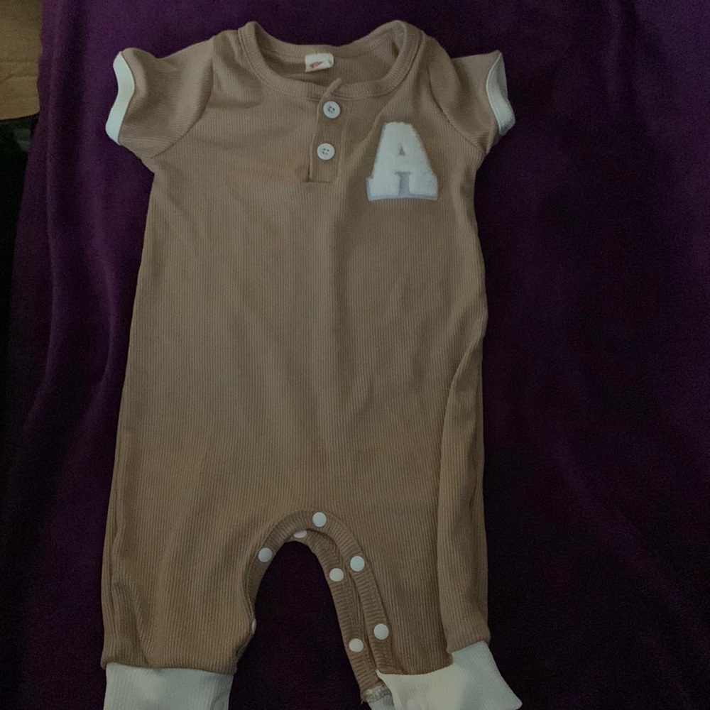 Baby varsity onesie